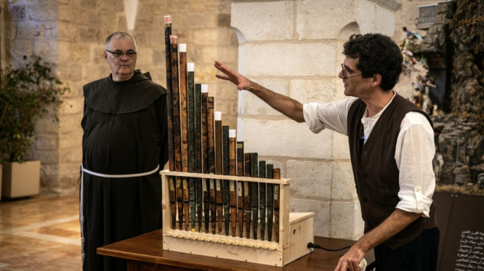 &Oacute;rg&atilde;o da &eacute;poca das Cruzadas volta a ressoar em Jerusal&eacute;m