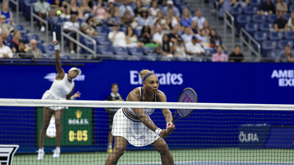  Le sorelle Williams escono di scena agli Us Open dopo un super tiebreak 