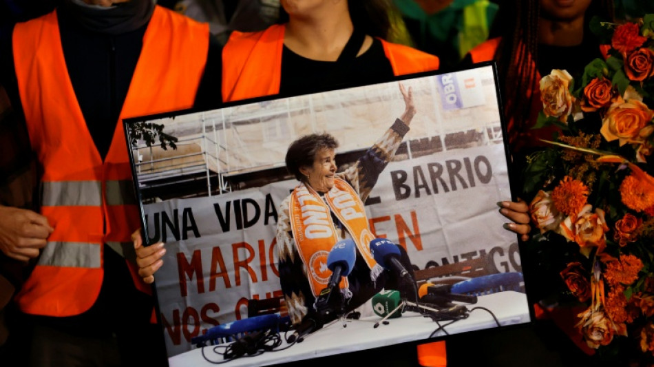  "Merci pour tout" : &agrave; Madrid, l'hommage &agrave; Maricarmen, devenue symbole de la crise du logement 