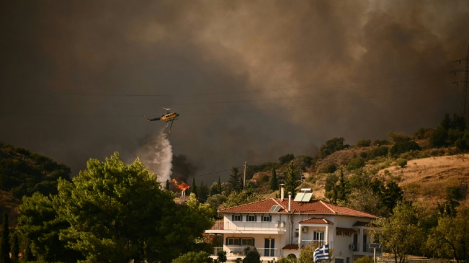 Greek firefighters beat back wildfires