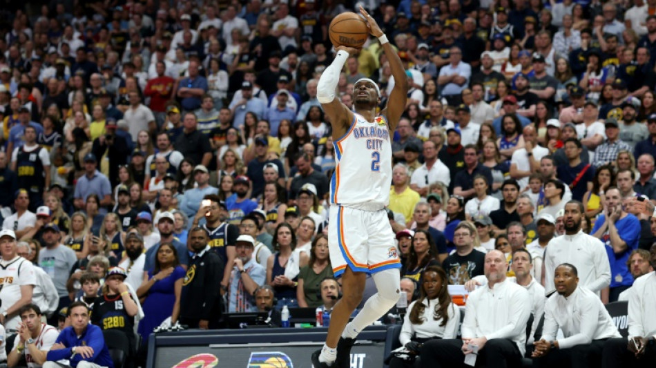 Thunder edge Nuggets to level NBA playoff series