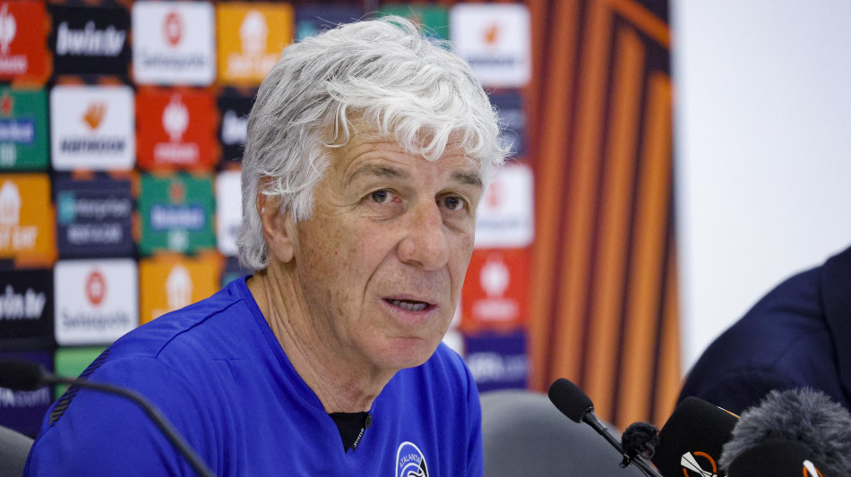 E. League:Atalanta; Gasperini 'il pensiero di tutti &egrave; a Dublino'