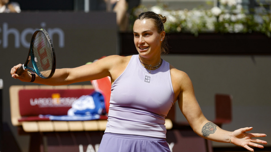 Internazionali: Sabalenka batte Kenin e vola agli ottavi