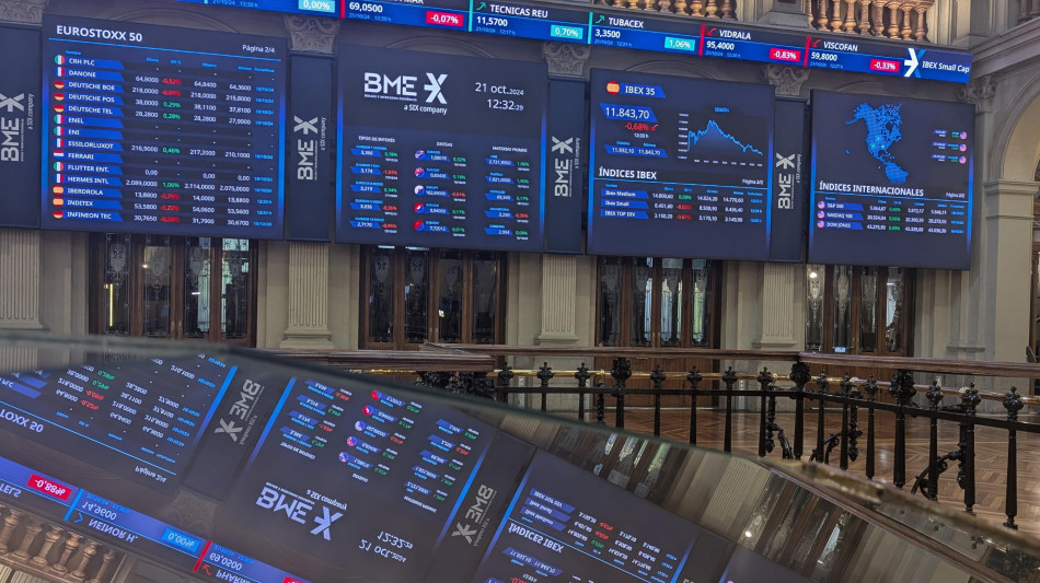 Borsa: attacchi Israele-Iran spaventano l'Europa, Milano -1,4%