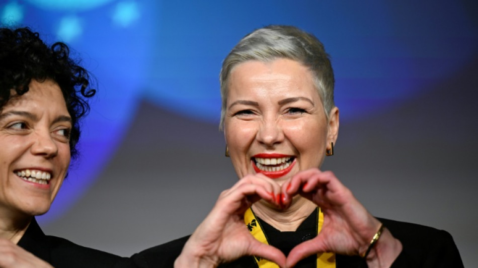  Nachtr&auml;gliche Verleihung von Karlspreis an belarussische Oppositionelle Kolesnikowa 