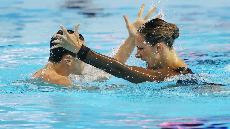  Europei: nuoto artistico, Pelati e Ruggiero bronzo nel duo libero misto 