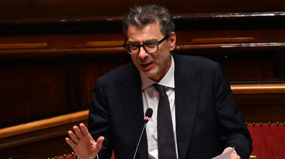 Giorgetti, avviato confronto per uscire da deficit eccessivo