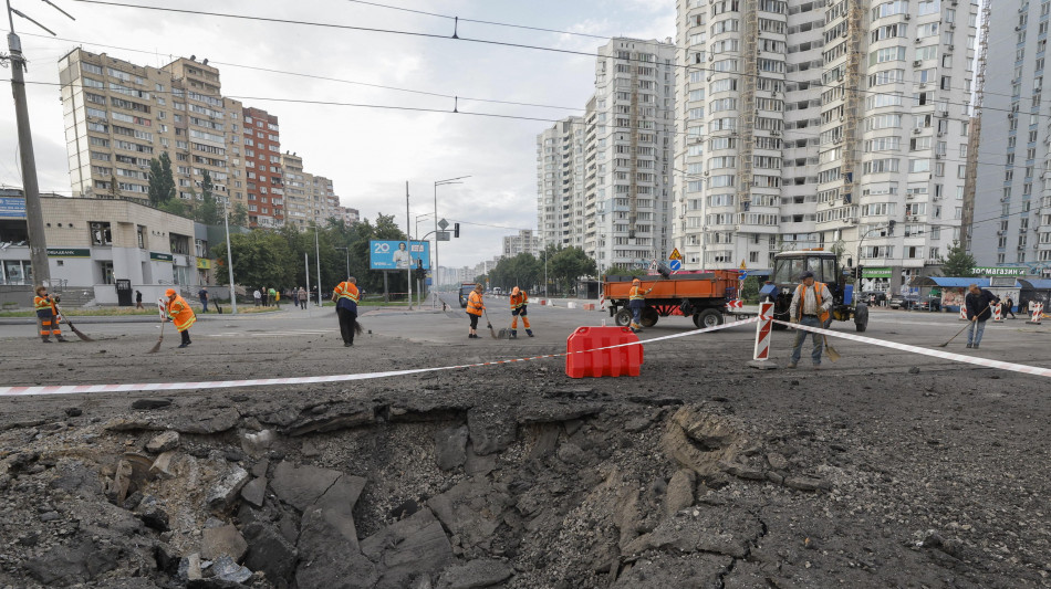  Attacco russo notturno su Kiev, due morti 