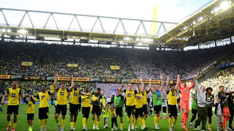 Allemagne: Dortmund arrache son ticket pour la Ligue des champions, tout comme Francfort