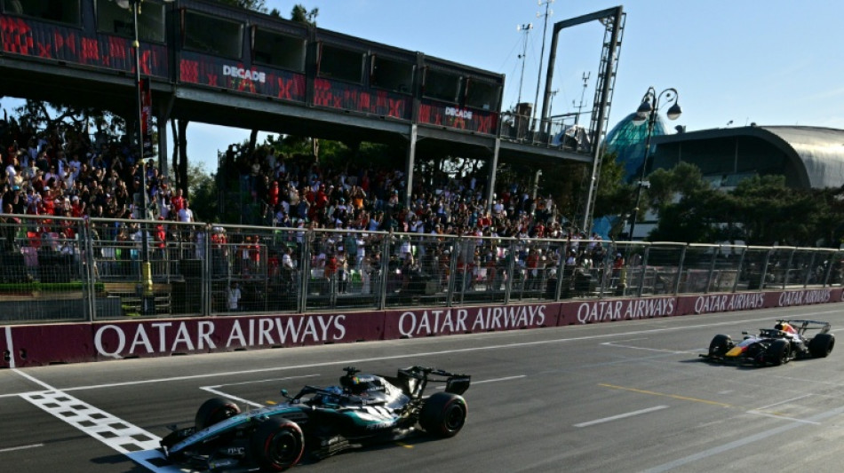  Russell holds off Verstappen to claim imperious victory in Baku 