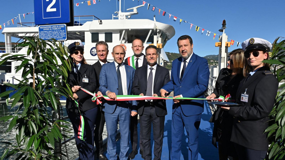 Inaugurata sul lago di Como la nuova motonave ibrida Ambrosiana