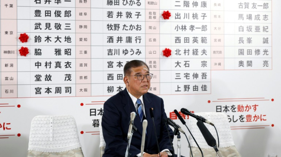 Japon: Ishiba, Premier ministre "outsider" min&eacute; par l'impopularit&eacute;