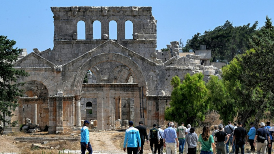 Scars of war linger on Syria's Saint Simeon monastery 
