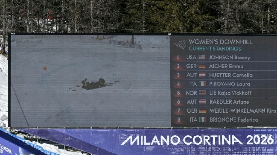  Lindsey Vonn sofre forte queda no downhill dos Jogos de Inverno 