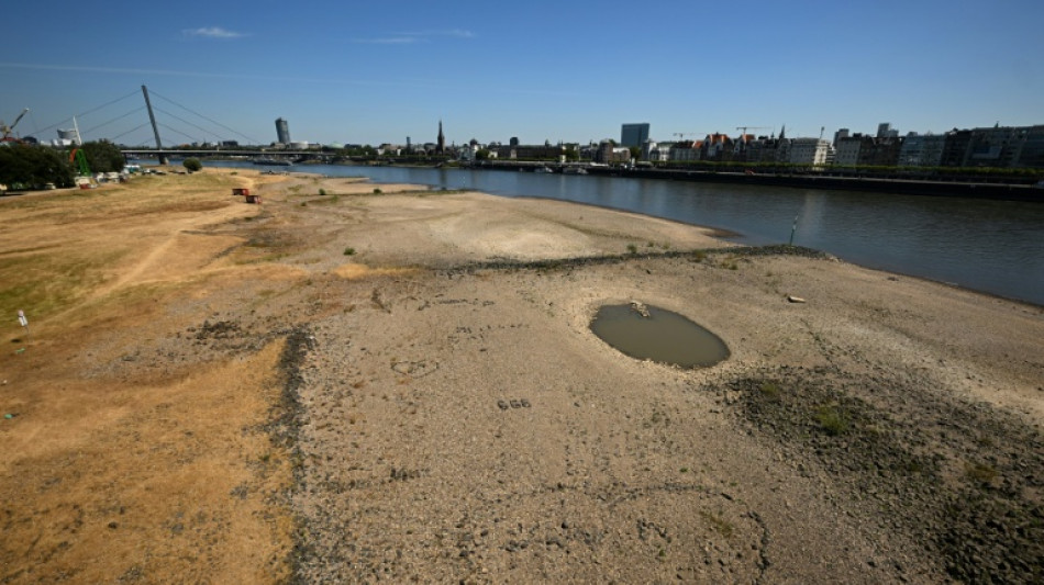 Alarm over climate-linked low level of German waterways 