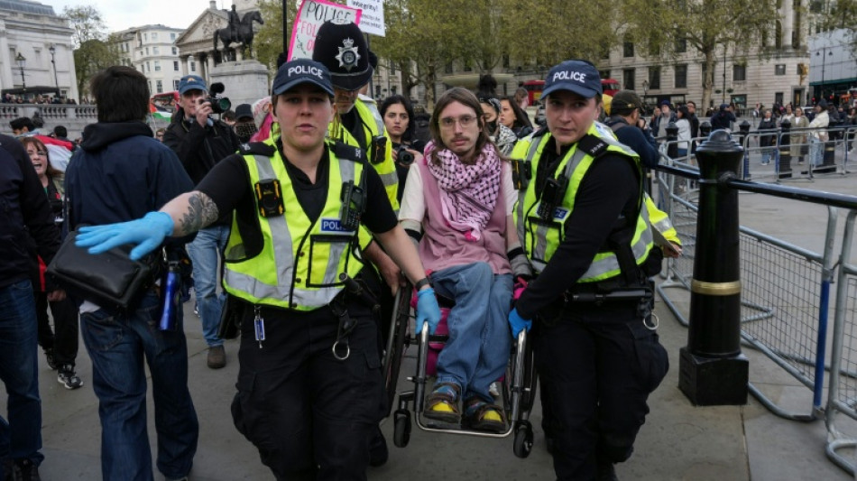  Mehr als 500 Festnahmen bei pro-pal&auml;stinensischer Demonstration in London 