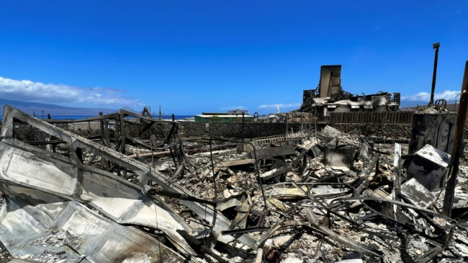 "Il n'y a plus rien": &agrave; Hawa&iuml;, les habitants de Lahaina retrouvent l'ex-capitale en cendres
