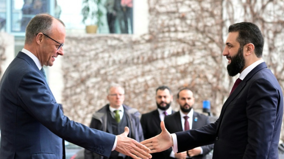  Syrischer &Uuml;bergangspr&auml;sident al-Scharaa von Merz im Kanzleramt empfangen 