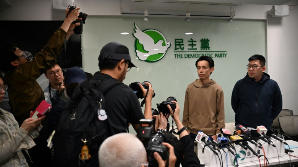 Members of Hong Kong's Democratic Party approve plan to disband