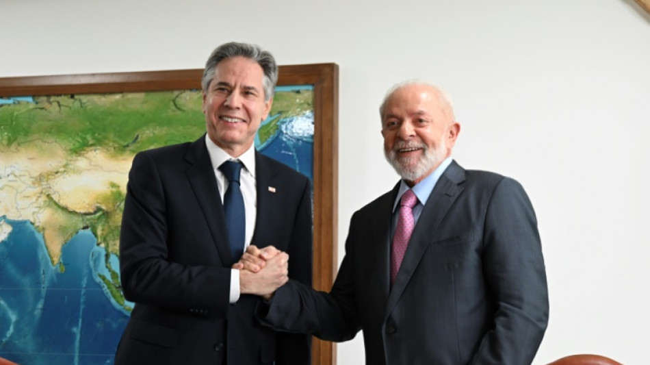 Brasiliens Pr&auml;sident Lula empf&auml;ngt US-Au&szlig;enminister Blinken