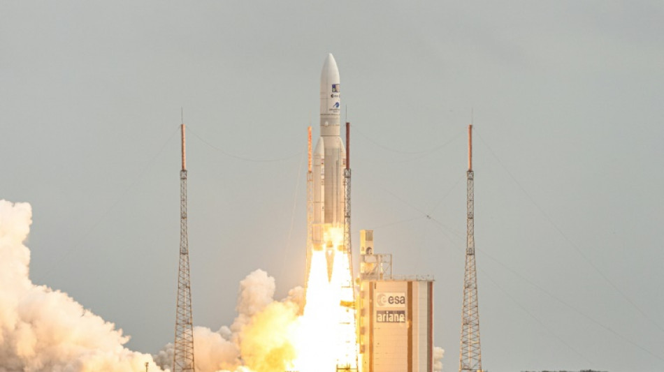 La sonde Juice d&eacute;marre son odyss&eacute;e vers Jupiter et ses lunes glac&eacute;es