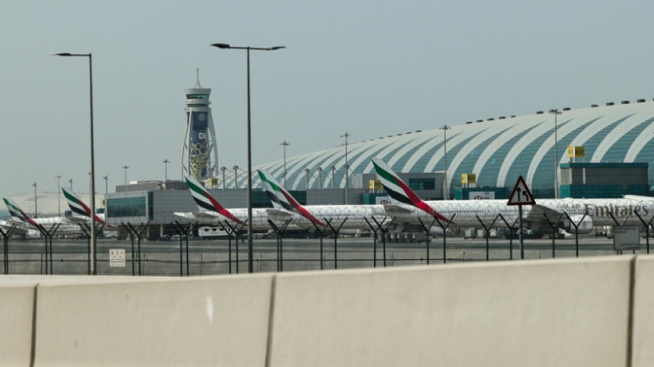 Stranded tourists shelter from missile fire in Dubai