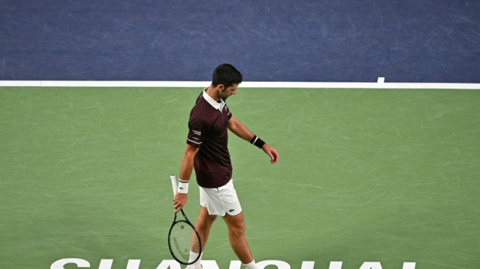  Djokovic crashes out of Shanghai Masters in his first match 