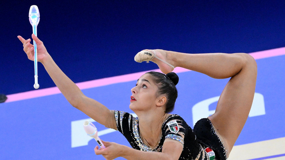 Ritmica: Raffaeli, Dragas e Farfalle, show in coppa a Milano