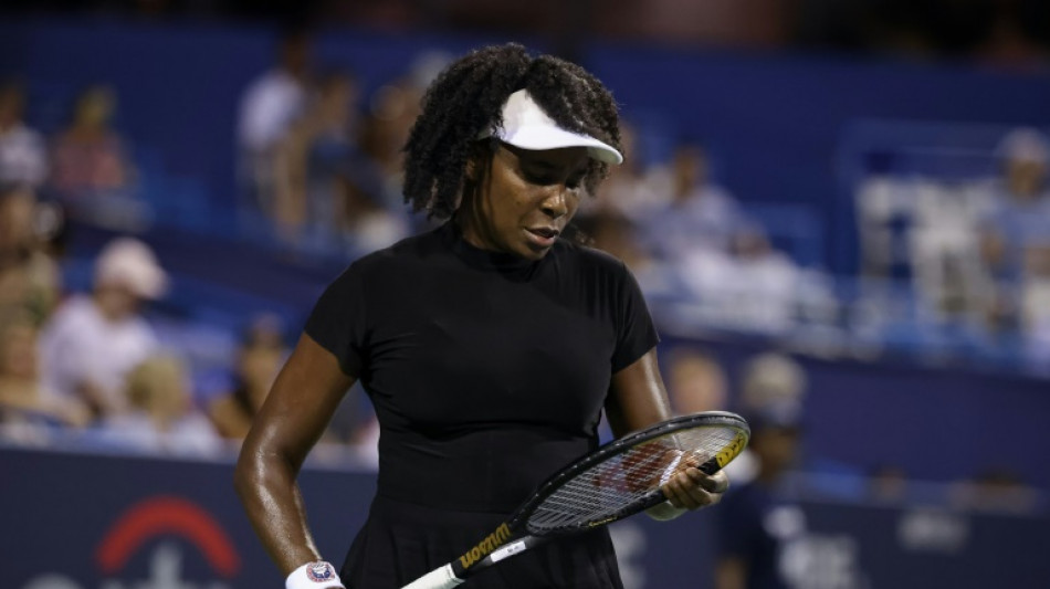 Venus Williams falls at first hurdle in Cincinnati