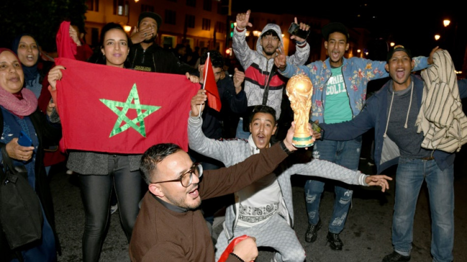 Mondial-22: les Marocains fous de joie apr&egrave;s un exploit "historique"