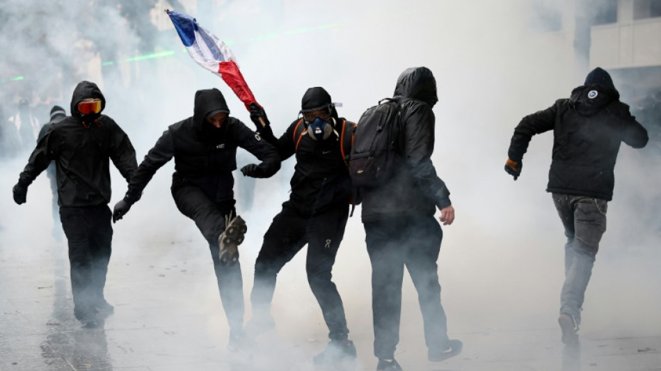  Nuevas protestas sociales recorren Francia entre tensiones y fuertes medidas de seguridad 