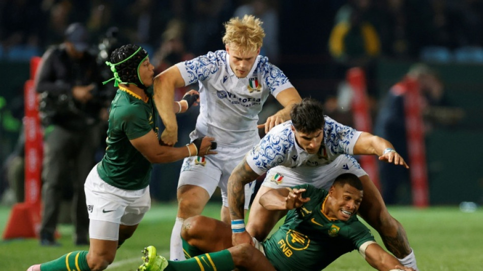 Erasmus hails brave, tough Italy after Springboks victory
