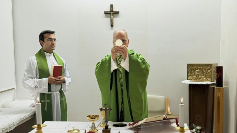  Le pape a c&eacute;l&eacute;br&eacute; une messe &agrave; l'h&ocirc;pital 