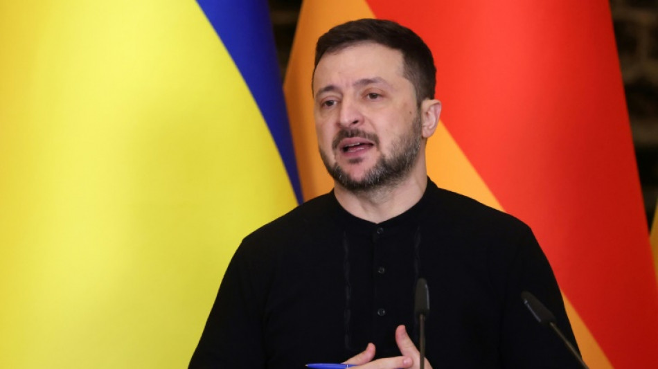 Selenskyj fordert "st&auml;rkere" Hilfe Deutschlands - Merz sagt bei Besuch Taurus zu
