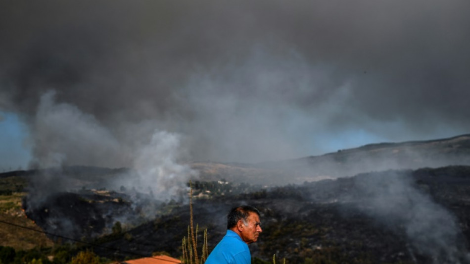 Waldbrand in Portugal w&uuml;tet weiter - Heftige Gewitter in Frankreich