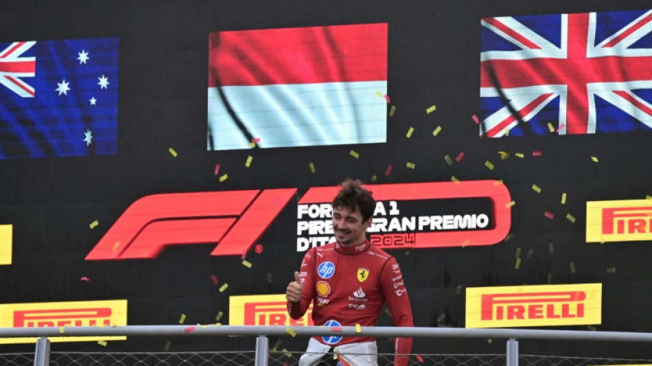 Charles Leclerc vence GP de Monza de F1 &agrave; frente das McLaren