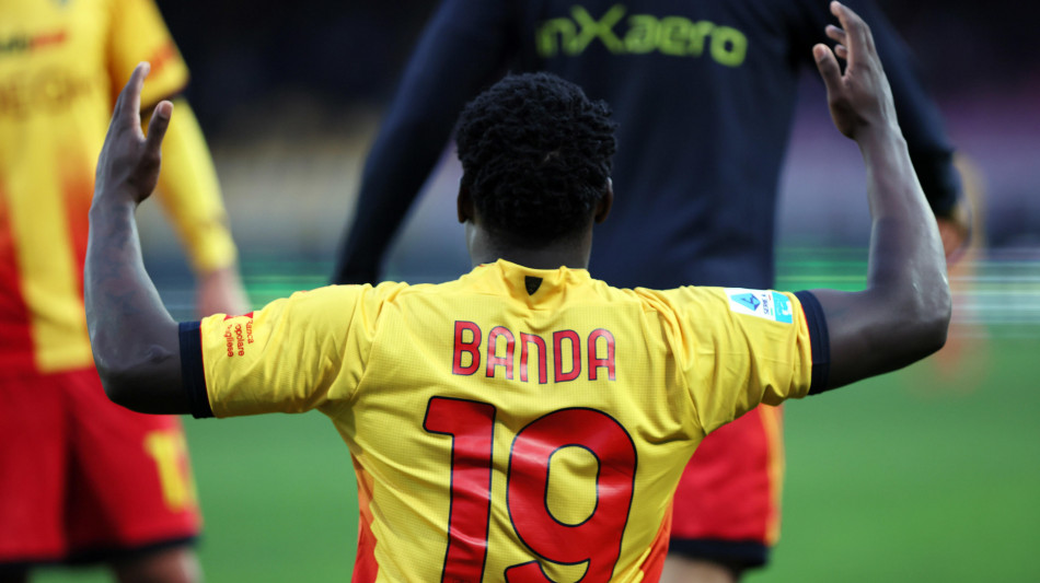  Il Lecce batte l'Udinese 2-1 grazie ad un gol di Banda al 90' 