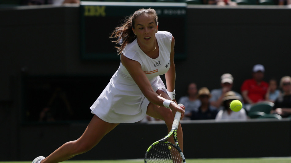 Wimbledon: Bronzetti eliminata al secondo turno
