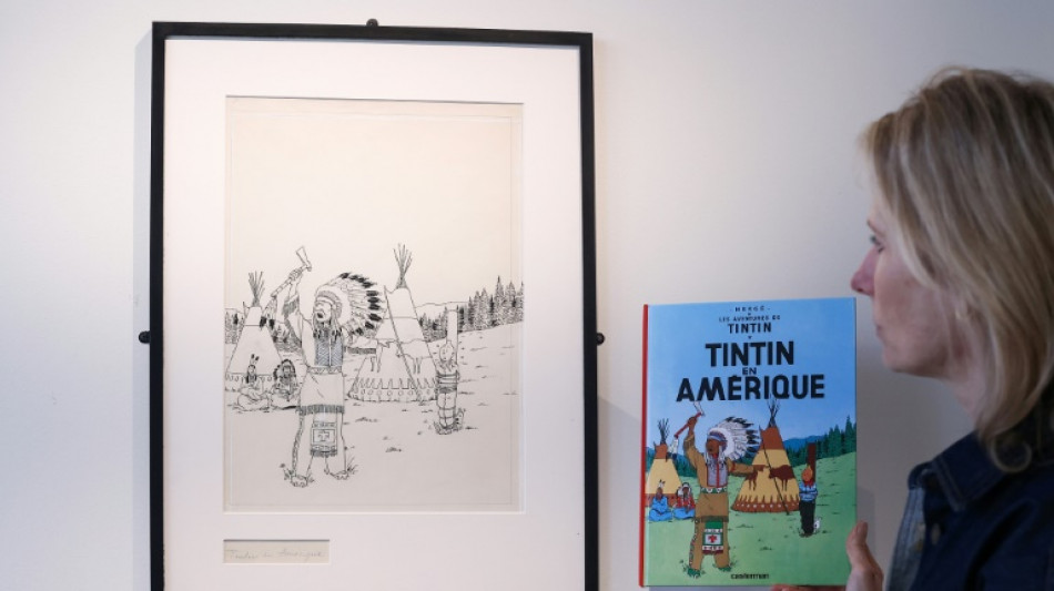 La couverture de "Tintin en Am&eacute;rique" adjug&eacute;e 2,16 millions d'euros