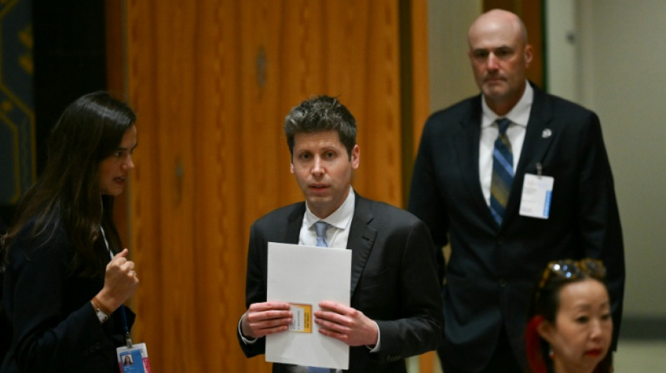  At UN, OpenAI's Altman calls 'for extreme care' in AI 