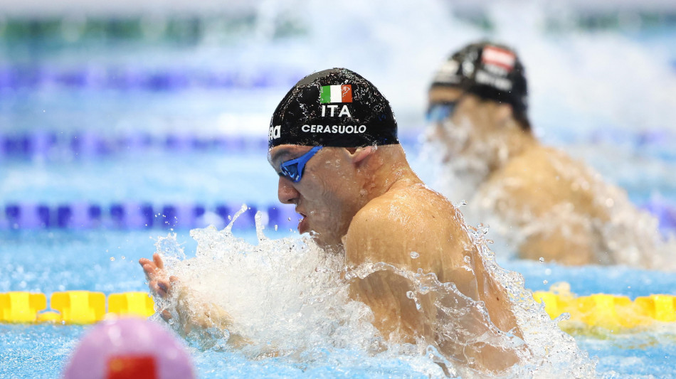 Europei nuoto: Martinenghi oro nei 50 rana, Cerasuolo argento 