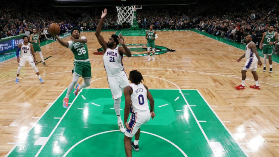 NBA: les Celtics r&eacute;pondent aux Sixers, malgr&eacute; le retour d'Embiid