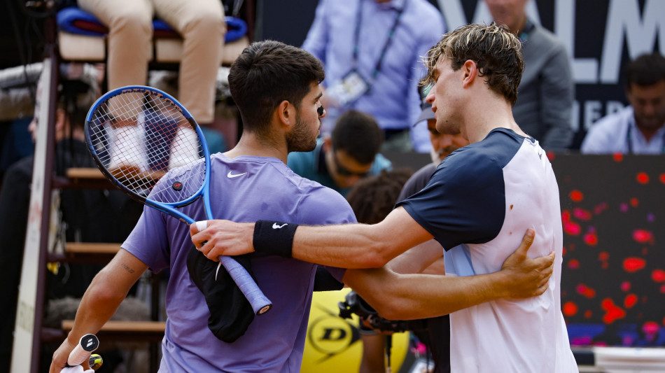 Internazionali: Alcaraz 'con Draper miglior partita del '25'
