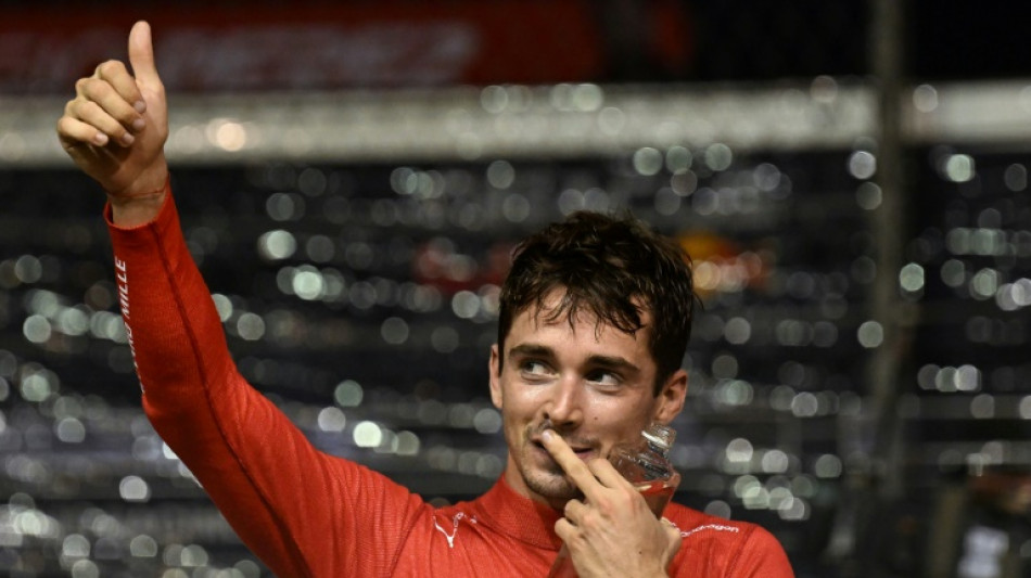 F1: Leclerc signe &agrave; Singapour sa 9e pole position de l'ann&eacute;e
