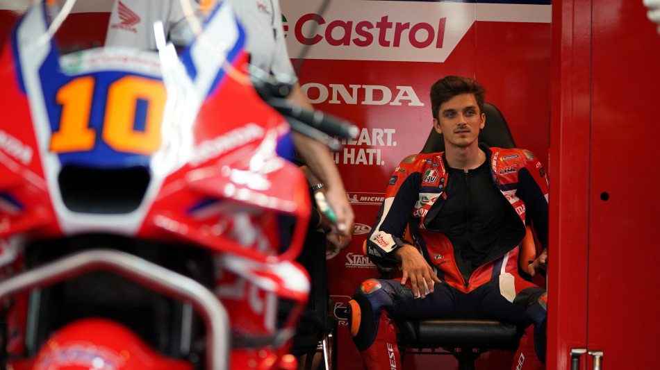 Moto: Honda, incidente a Luca Marini durante i test di Suzuka