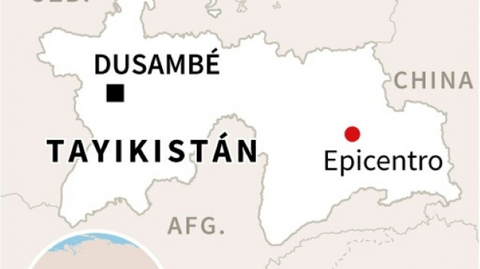 Un terremoto de magnitud 6,8 estremece el este de Tayikist&aacute;n sin causar da&ntilde;os