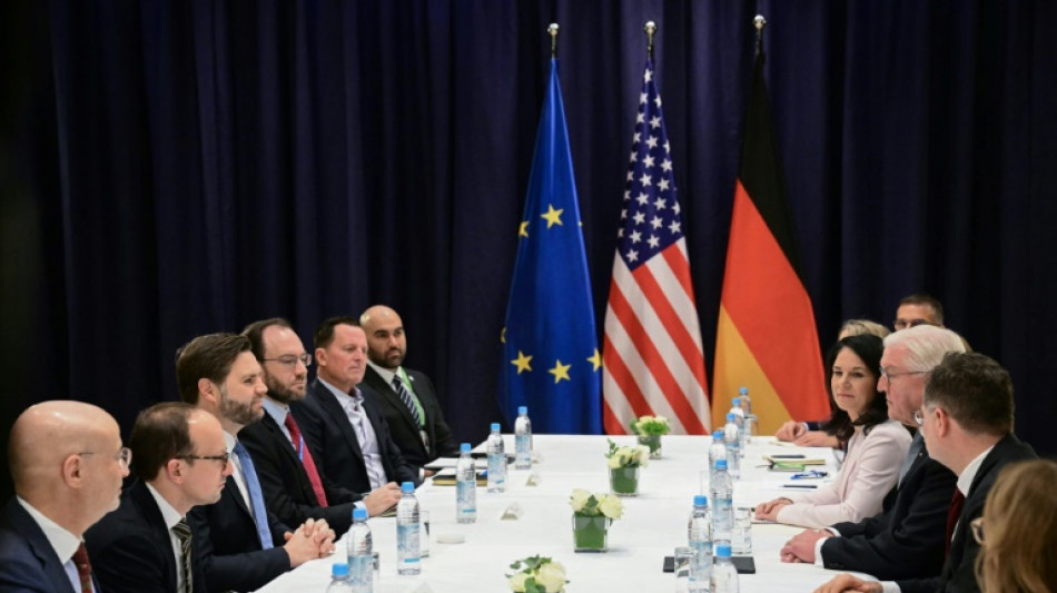 Steinmeier und Baerbock sprechen am Rande von Sicherheitskonferenz mit Vance