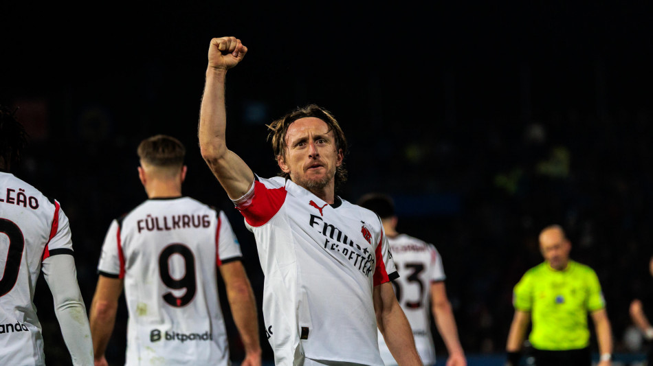  Milan: Modric, puntiamo a vincere e non solo alla qualificazione Champions 
