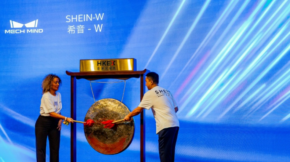  Shein c&egrave;de plus de 9% pour son entr&eacute;e en Bourse &agrave; Hong Kong 