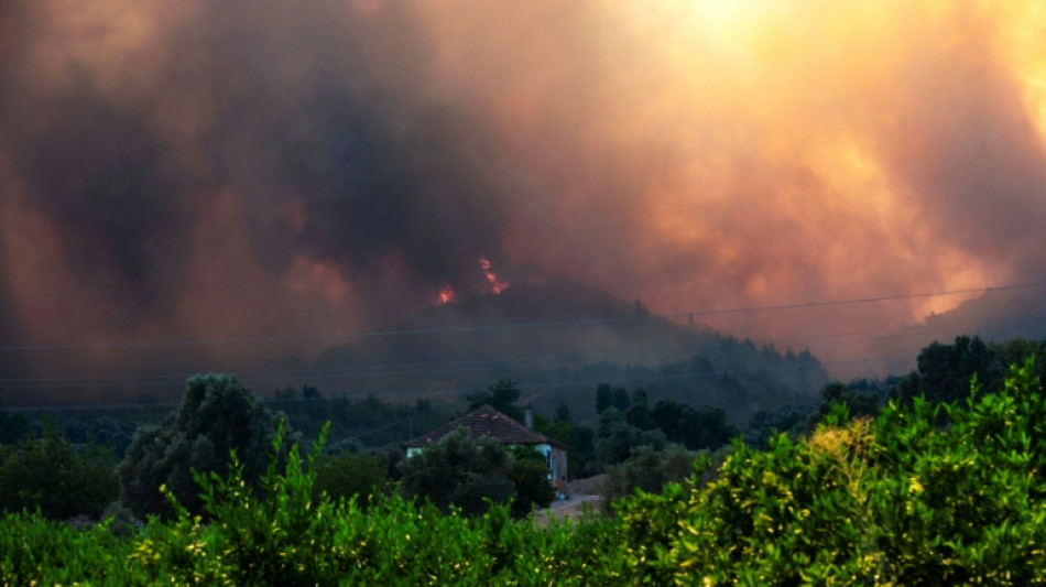 Rescuers evacuate 50,000 as Turkey battles wildfires